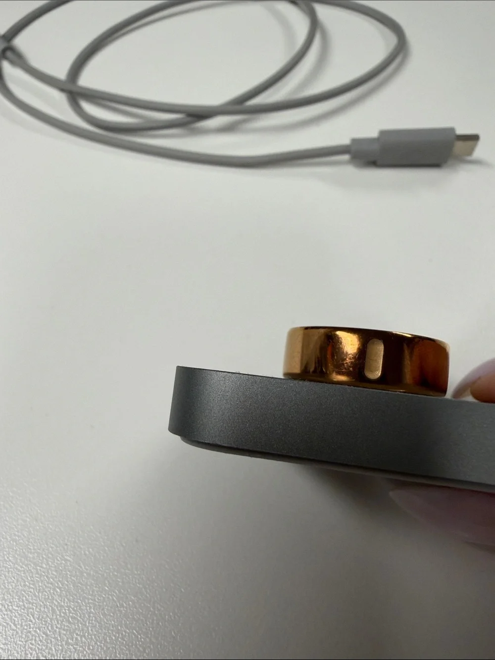 Oura Smart Ring 4 in Rose Gold size 9